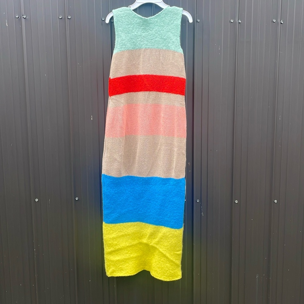 Multi colored fitted dress